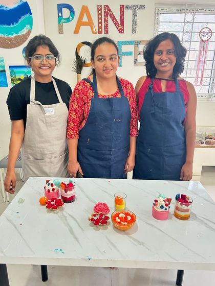 Paint Cafe Studio - Art & Craft Workshops Dessert & Designer Candle Making photo 28