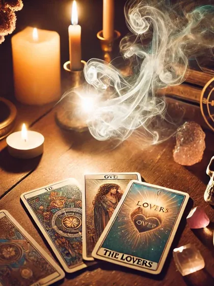 The Lovers card often appears when we are exploring matters of the heart. Whether you are seeking a soulmate, healing a relationship, or learning to love yourself, my love-focused readings can provide the spiritual advice and clarity you need.