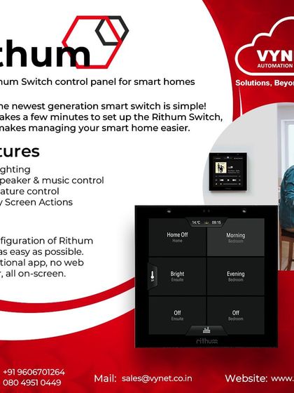 Vynet Automation - Smart Home Automation Designer Control Panels & Switches photo 8
