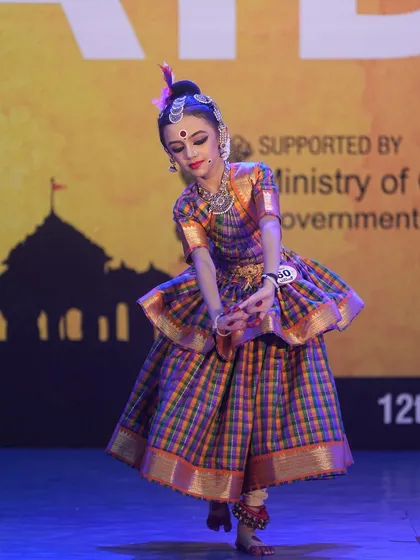 A sub-junior student who won 1st place for her delightful and technically clean performance.
