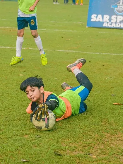 Every save matters. I love seeing this level of commitment and courage from the youngest players in my youth football leagues. This is where future legends are born.