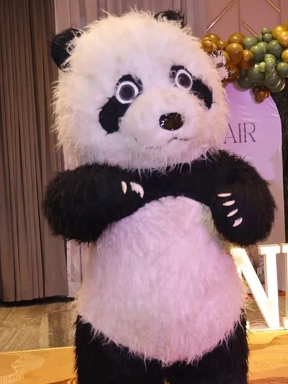 What's a jungle party without a friendly panda? We can arrange for mascots to entertain the kids and pose for memorable photos.