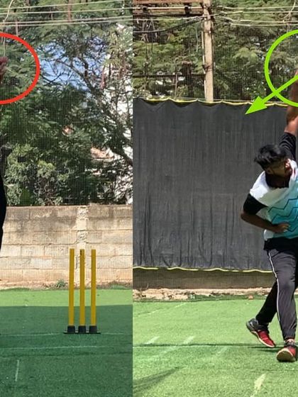 A key part of this chinaman bowler's transformation was the release. By correcting his wrist position and body alignment, we developed a much stronger and more effective stock delivery.