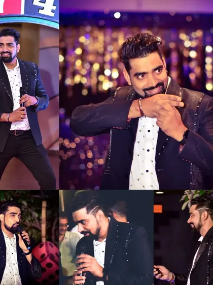 A collage of moments from hosting a fun casino themed corporate event. I can tailor my hosting to match any party theme, ensuring an immersive and entertaining experience for all guests.