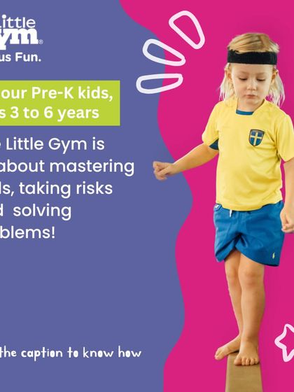 For our Pre-K kids, our gym is a place to master skills, take safe risks, and solve problems. Activities like balancing on the beam build not just physical stability but also mental focus and confidence.