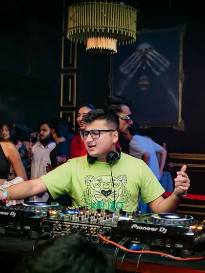 A great night is a conversation between me and the crowd. Here I am, locked in, feeling the energy from the floor and getting ready to drop the next track to take the vibe even higher.