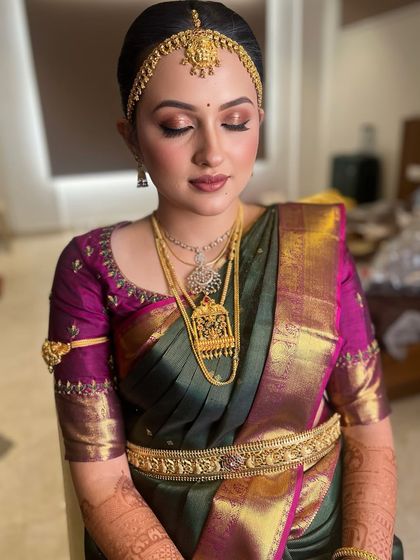 Makeovers by Mahalakshmi - Bridal & Wedding Makeup Timeless Muhurtham Looks photo 24