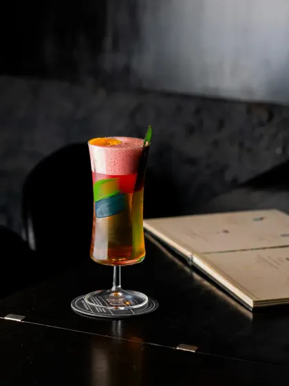Inspired by the flavors of South India, our Coorg Highball is a visual and sensory delight. We blend Dewar’s 12 with coffee and banana, topped with an Asian fresca for a uniquely refreshing experience.