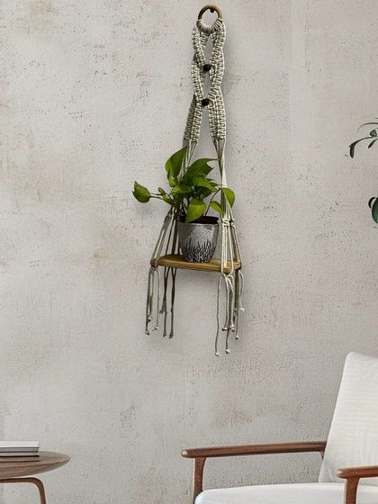 Eshtyles - Custom Macrame Home Decor Functional Decor: Wall Shelves & Plant Hangers photo 39