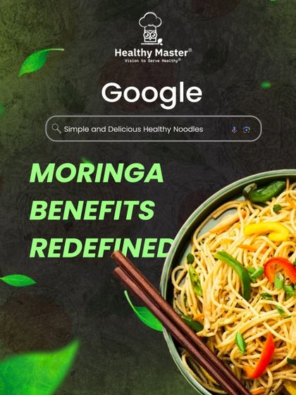 Your search for simple and delicious healthy noodles ends here. We've redefined noodles with the goodness of Moringa, a superfood that supercharges your meal.