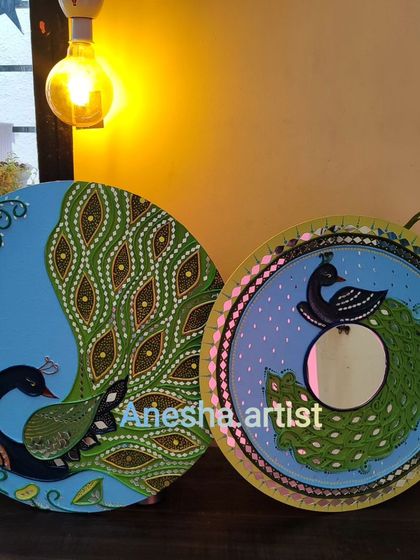 Anesha Artgallery - Indian Folk Art & Home Decor Lippan Art: Mud & Mirror Magic photo 16