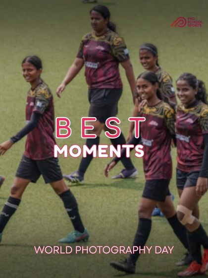 Our girls' team walking together, showcasing the unity and friendship within the squad.