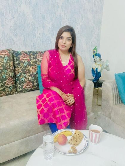 Celebrating Karwa Chauth with a healthy Sargi meal. It's important to nourish your body correctly, especially while fasting, with options like fruits, nuts, and coconut water.