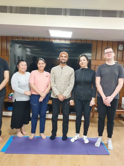 Another group photo from the March-April batch, showing the diverse mix of students who train with us.