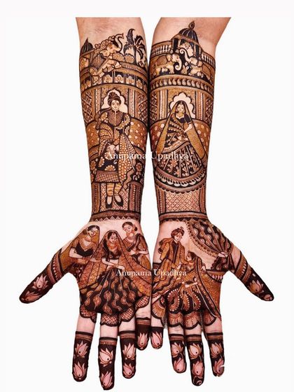 Your Love Story in Henna photo 12