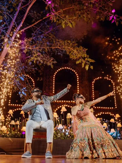 Let's make your Sangeet night legendary. I coordinate high-energy celebrations with spectacular performances, complete with pyrotechnics and perfect lighting, ensuring it's a party that no one will ever forget.