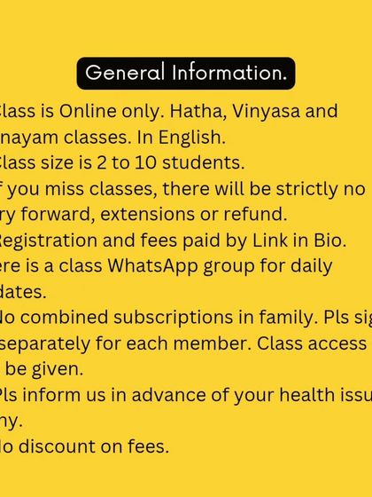 General information for the June batch. Please read through the policies before you sign up.