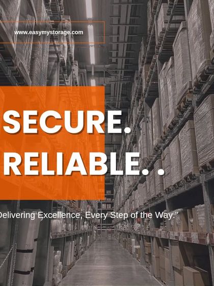 Our promise is simple: secure and reliable storage. This view of our organized warehouse aisle shows our commitment to delivering excellence every step of the way, from packing to long-term storage.