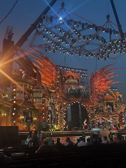 The spectacular stage at the IIFA Awards. We are proud to have our team be a part of such an incredible, larger-than-life event.