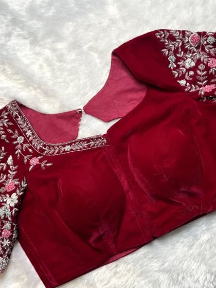 The Glamhouse - Custom Bridal & Occasion Wear Intricate Bridal Blouses photo 16