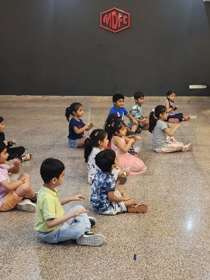 A moment of calm before the dance storm on International Dance Day.