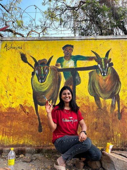 Ashwini Koppad - Murals and Wall Art Public Murals: Celebrating Community & Culture photo 9