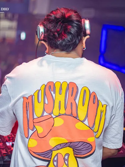 These shots capture me in my element, from different angles and at various events. Each one is a glimpse into my life as a music maker, focused on the craft and connecting with the crowd.