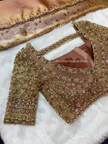 Anthariya by Nidhi Gowda - Ethnic Wear Design & Embroidery Courses Modern Elegance: Sheer & Contemporary Blouses photo 4