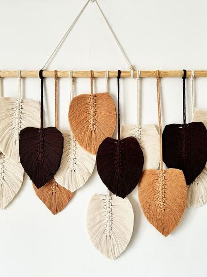 Shikha Agarwal - Custom Macrame & Crochet Home Decor Large Statement Wall Hangings photo 44