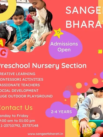 Our preschool nursery section offers creative learning, Montessori activities, and a huge outdoor playground to foster social development. Contact us to learn more about our programs for 2-4 year olds.