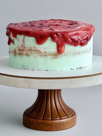 This Raspberry Basil Naked Cake is one of my most surprising flavor combinations. A soft basil vanilla sponge is layered with white chocolate cream and a tangy raspberry compote. It’s fresh, light, and absolutely delicious.