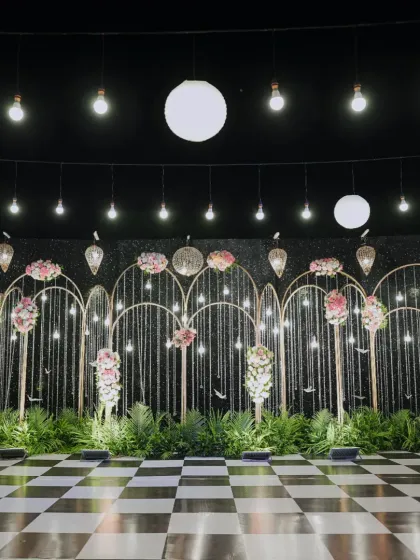 Flinters Management - Custom Wedding Design & Decor Glamorous Sangeet & Reception Nights photo 97