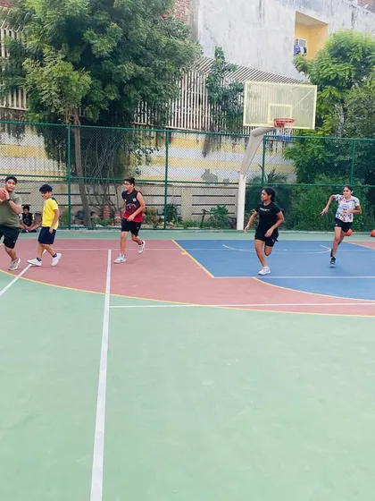 A player drives down the lane.