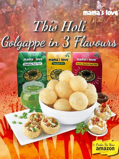 This Holi, enjoy golgappe in three delicious flavours. My kits make it easy to add a burst of flavour to your celebrations.