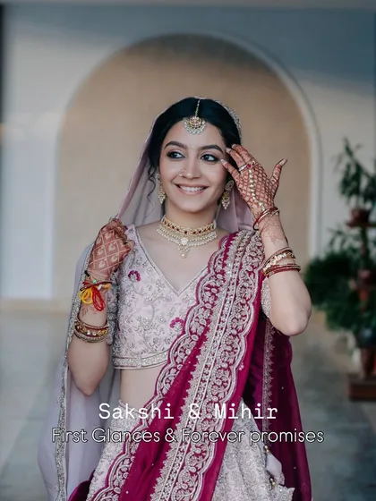 First glances and forever promises. This image perfectly captures the beginning of their journey, with the bride looking effortlessly beautiful.