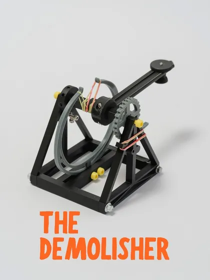 Build your own working catapult with The Demolisher. This kit is a fantastic introduction to levers, tension, and projectile physics, inspired by historical engineering.