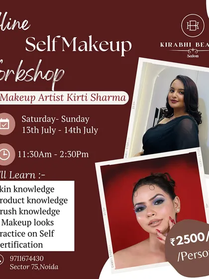 Ready to learn makeup yourself? My offline self-makeup workshop is perfect for you. I teach everything from the basics of skin and product knowledge to creating three different makeup looks, all in a hands-on, supportive class with certification.