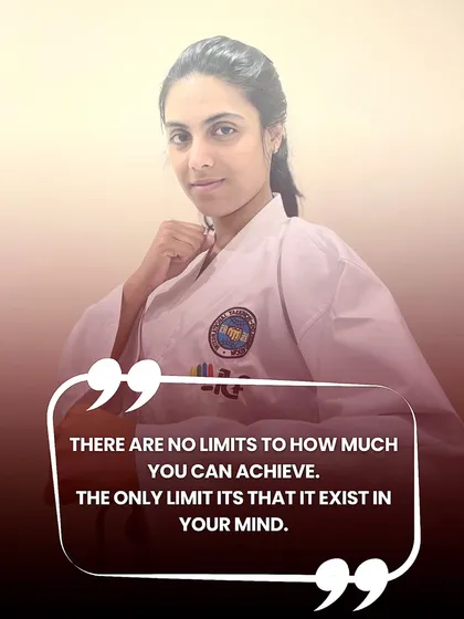 A reminder that your only limit is the one that exists in your mind. We train our students to break through their perceived limitations.