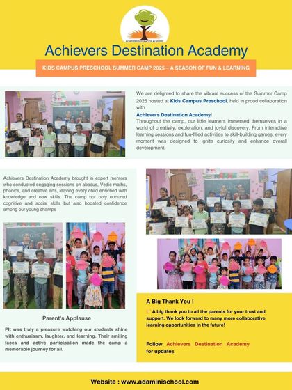 Achievers Destination Academy - English Language & Communication Summer Camp Highlights photo 9