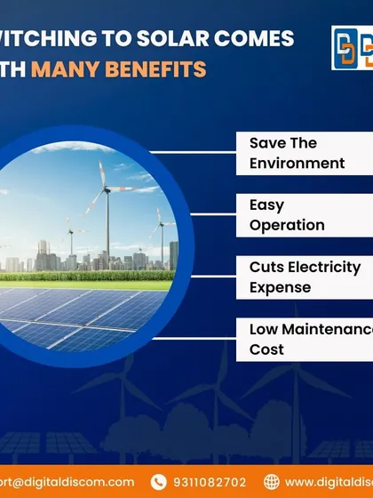 **The Benefits of Switching to Solar.** Adopting solar energy is not just about saving the environment. It also significantly cuts your electricity expenses, requires low maintenance, and is simple to operate, offering long-term financial and environmental advantages.