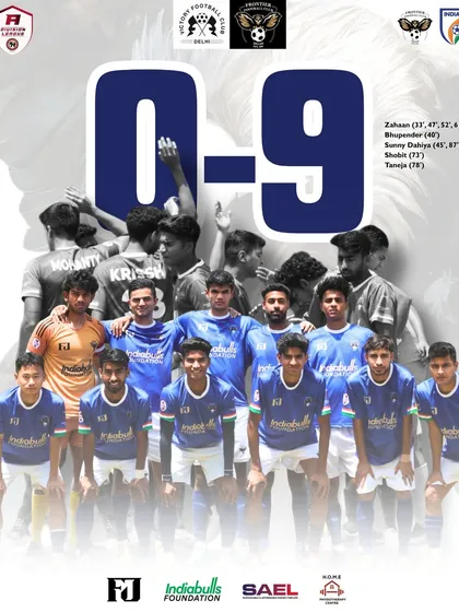 An incredible 9-0 win during our A Division League campaign. This match was a showcase of our offensive firepower, with four goals from Zahaan alone.
