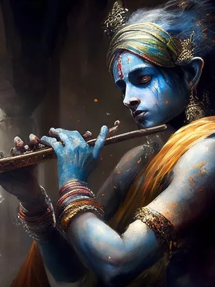 Sri Krishna embodies the essence of divine love and wisdom. His enchanting stories resonate through time, reminding us of the eternal bond between the divine and the human.