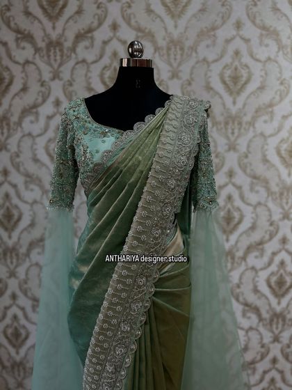 Anthariya by Nidhi Gowda - Ethnic Wear Design & Embroidery Courses Modern Elegance: Sheer & Contemporary Blouses photo 10