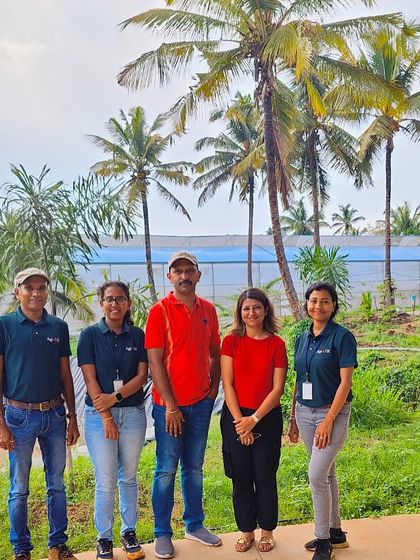Our one week hydroponic trainees from October, learning and growing with us.