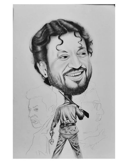 The making of my tribute to Irrfan Khan. These progress shots show how I combined multiple characters into one cohesive and heartfelt artwork.