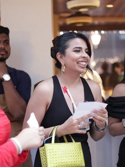 Guests enjoying the games and activities, creating a lively and interactive atmosphere.