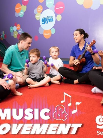 Making music together is a cornerstone of our parent-child classes. Using simple instruments, we teach rhythm and foster listening skills, all while creating a fun, interactive, and social atmosphere for toddlers and their parents.