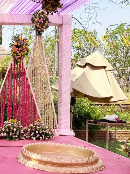 Wedding Decor Company - Wedding Event Design & Decor Radiant Haldi & Mehendi Celebrations photo 66
