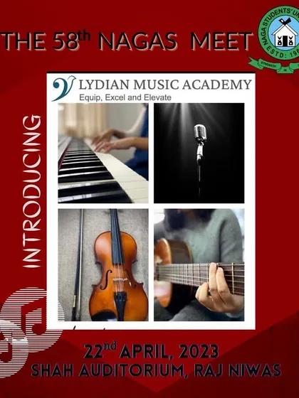 We love engaging with the wider community. Here's our announcement for a performance at the 58th Nagas' Meet, an opportunity we were grateful to have.