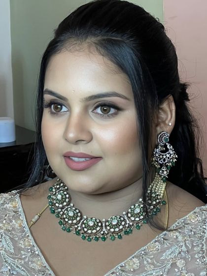 Shwetha Mahadev - Makeup Artistry Training Modern Reception & Sangeet Glam photo 19